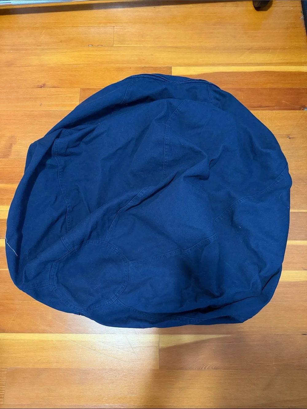 Pottery Barn Navy Anywhere Beanbag Twill COVER in Navy, no embroidery